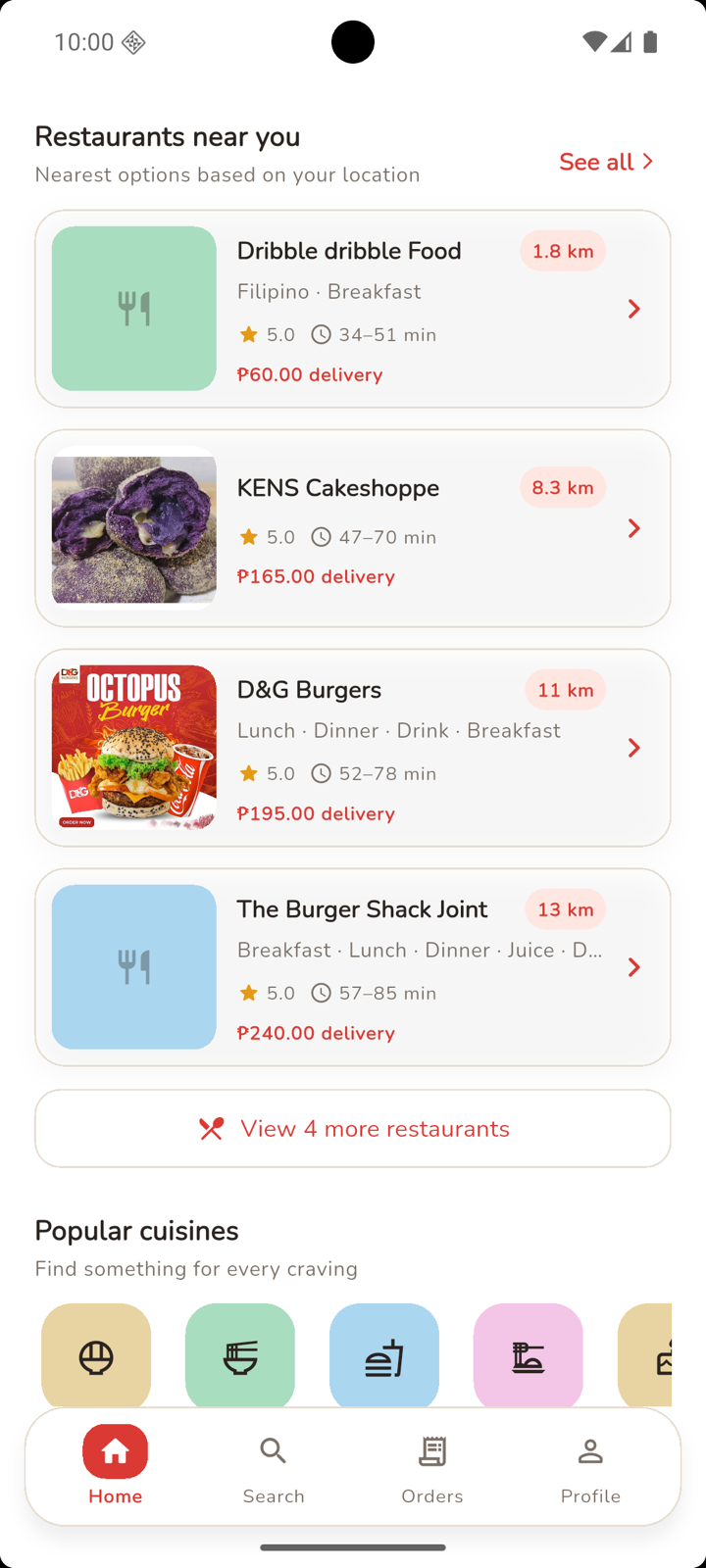 PahatudFood restaurants near you screen